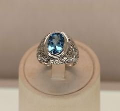 Topaz taşlı yüzük