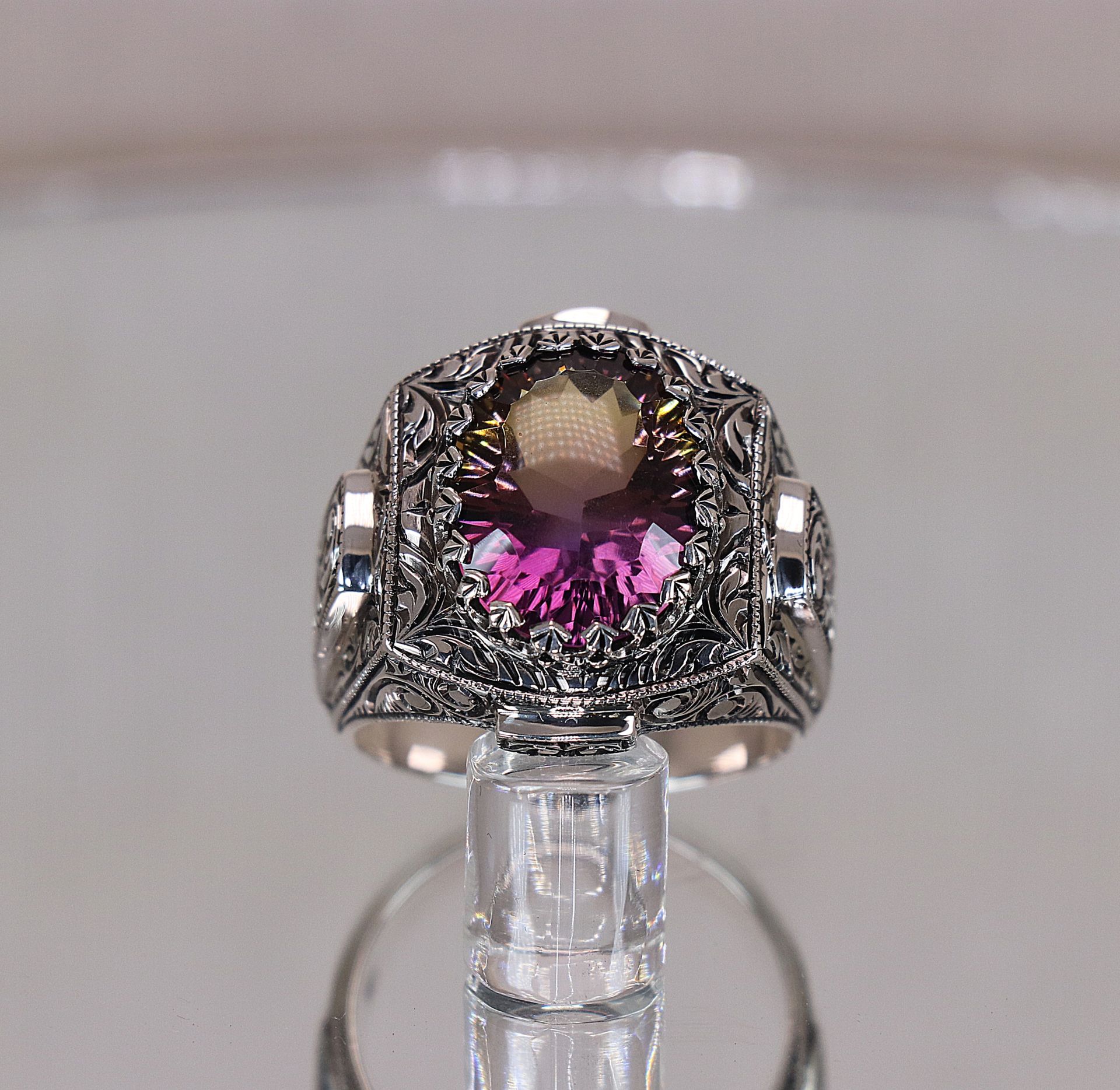 Ametrine taşlı yüzük