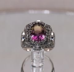 Ametrine taşlı yüzük
